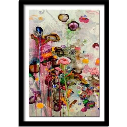 Diamond Embroidery 5D DIY Diamond Painting Color Flower Painting Diamond Painting Cross Stitch Rhinestone Decoration CJ410