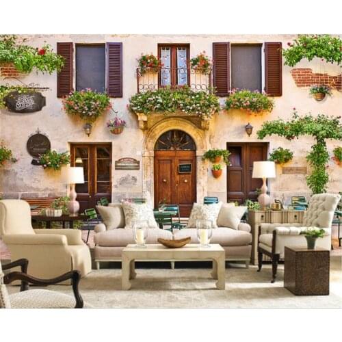 Beibehang European wallpaper for walls 3 d classic interior custom wallpaper 3D stereo cafe bedroom TV wall papel de parede