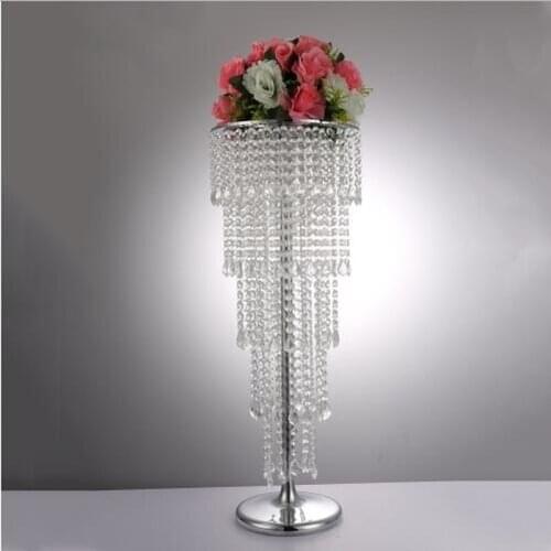 Free shipping Acrylic Crystal Wedding Centerpiece / Table Centerpiece 80cm Tall * 35cm Diameter 5-Tier Wedding Decor road leads