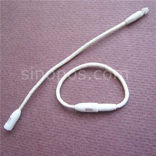 10cm Hangtag String Bullet Headed, short loop lock jewelry watch gift accessories garment glasses purse cord rope tag seal ring