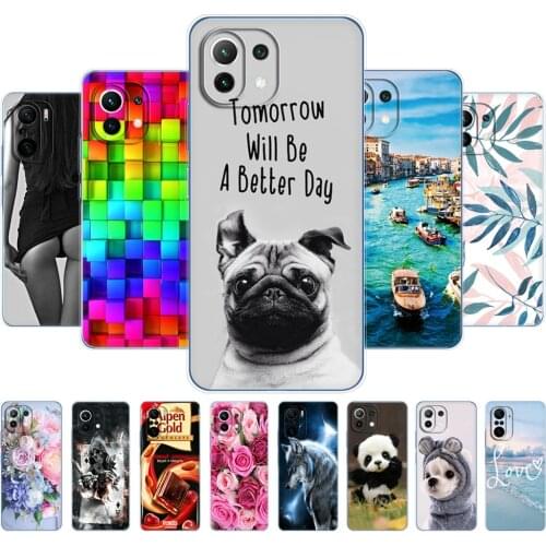 For xiaomi Mi 11 | Mi 11 Lite 5G | Mi 11i | Mi11 Lite 4G Case Back Cover For Xiomi Mi11Lite Phone Case Protective Coque Bumper