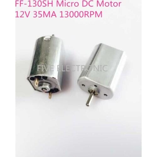 FF-130SH 12V 35mA 13000RPM Micro DC Motor, use for Audiovisual Compact disk player Radio Control Models electric shaver