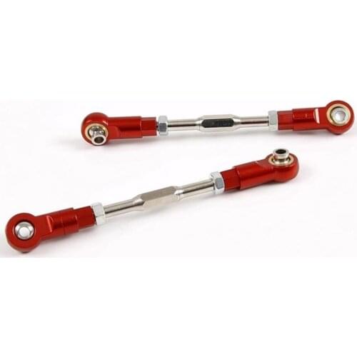 Rc Buggy Truck Frame CNC Metal Adjustable Steering Lever Linkage For 1/5 Scale LOSI 5IVE-T 5T ROVAN LT Nitro Gasoline Toy Cars