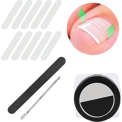 3PCS Ingrown Toenail Kit Professional Toenail Correction Toenail Care Set Nail Correction Sticker Nail Files Foot Care Tool