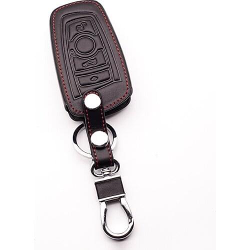 The latest design leather key cover For BMW E90 X1 X3 X4 X5 X6 116I 118I F20 F30 F10 M1 M3 M5 leather car remote key case