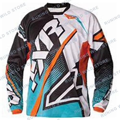 NEW FXR Motocross Shirt Motorcycle Jacket Off-road T-shirt Ride Bicycle Long-sleeve Jersey Moto Cycling Jersey Men Long Sleeve