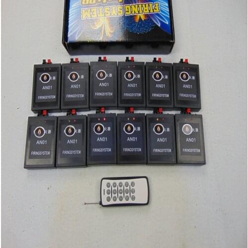 LED 12 Cues Fireworks Special Effects 433MHZ Remote Radio Fire DMX Stage Copper Wire Smart Wedding Equipment-Wireless Switch