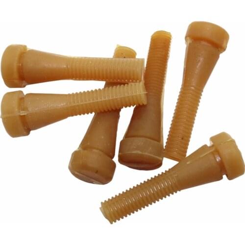 50 Pcs Poultry Rubber Rod Pigeon Quail Length 6.2cm Rubber Plucking Fingers Removal Machine Glue Stick Plucker