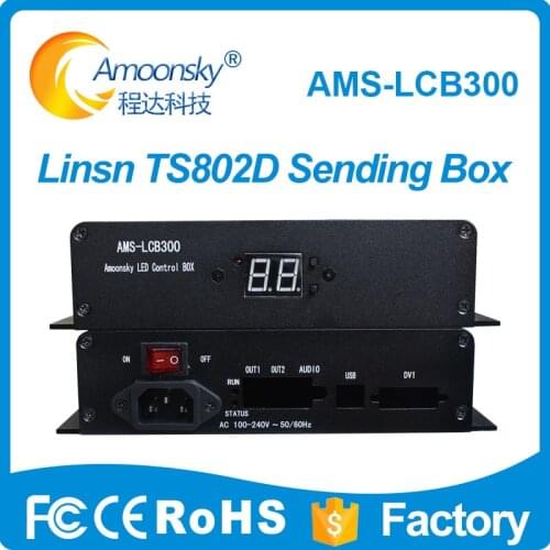 P3 p4 led screen control system external sending card linsn ts852d ds852d support linsn-ts802d ts801d ds802d ds801d best selling