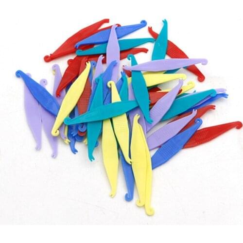 Dental Disposable Plastic Orthodontic Elastic Placers Elastomeric Ortho Rubber Band Hook for Brace Remove Tool Dentistry Product