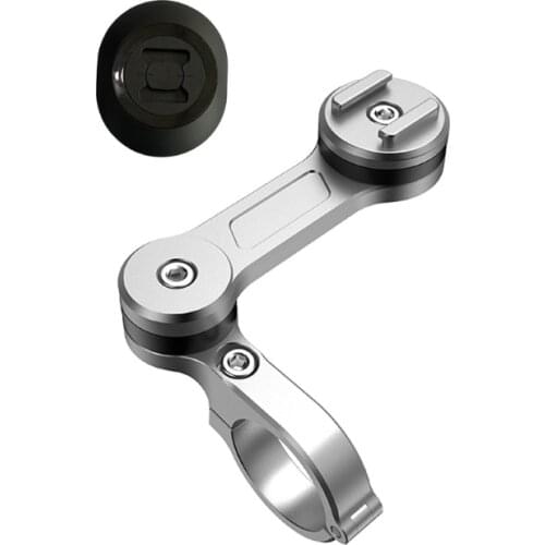 Universal Aluminum Alloy 360° Bike Motorcycle Handlebar Mobile Phone Holder Cradle Bicycle Bracket Mount for 2-7" Cellphone GPS