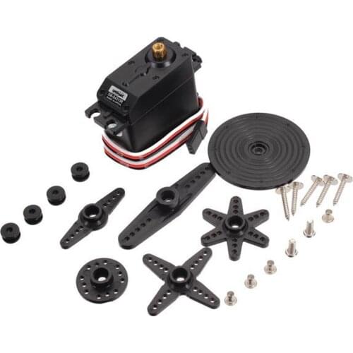 Spring SM-S4315R High Torque Servo 13.5kg/60g W/Metal Gears and Double Bearings Continuous Rotation for RC Robot