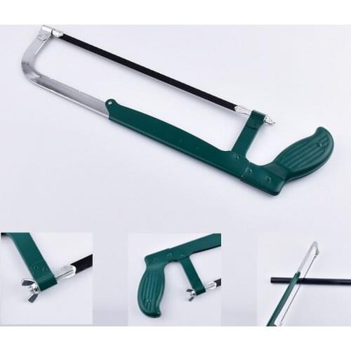 1Pc 12Inch Adjustable Hacksaw Frame 2Pcs tablets Garden PVC Pipe Hand Saw Hand Rip Saws Cutting Hand Tools