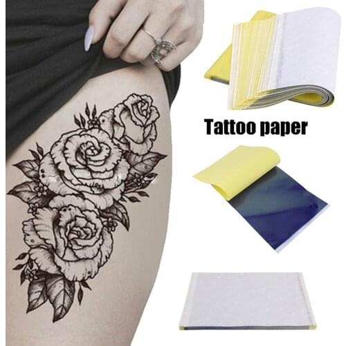 1PC 4 Layer Carbon Thermal Stencil Tattoo Transfer Paper Copy Paper Tracing Paper Professional Tattoo Accesories for beginner