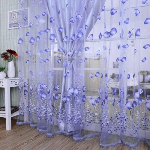 1PC Modern Curtains Living Room Curtains childrens Bedroom Door Kitchen Gauze childrens Draping Curtain Decoration Room