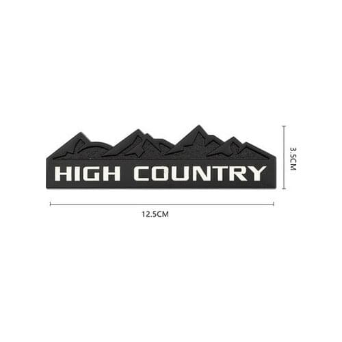 3D HIGH COUNTRY 4X4 Auto Trunk Emblems Badge Decals Sticker Car Accessories
