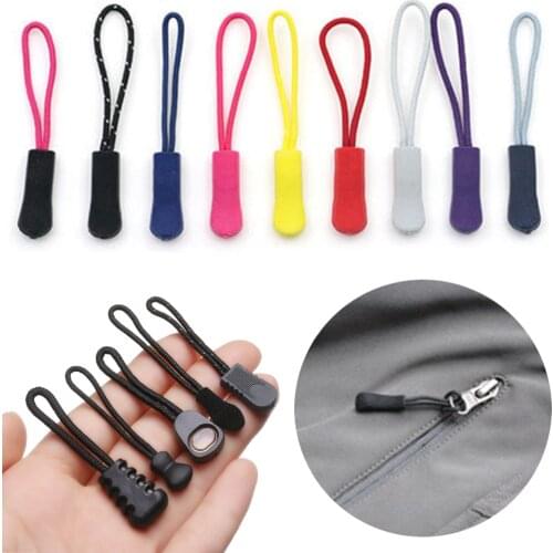5PCS Zipper Pull Tag Fixer Zip Cord Tab Replacement Clip Broken Buckle Travel Clothes Bag Suitcase Backpack Accessories