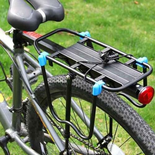 Bicycle Luggage Carrier Cargo Rear Rack Shelf Cycling Seatpost Bag Holder Stand Bicycle Accessories for 20-29 Inch Bikes