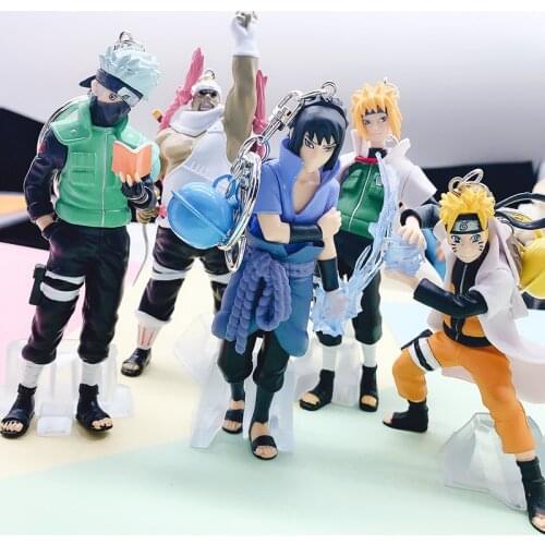 5 Pieces/set Hokage Four Generations Handmade Keychain Cute Hokage Anime Character Trinket Personality Creative Charm Gift Toys