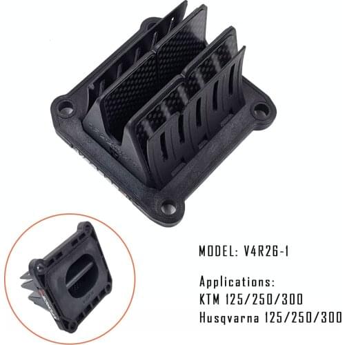 V Force 4 V4R26 Reed Valve V-Force 4 Carbon Fiber For Husqvarna TE TC TX 125-300 KTM EXC TPI SX 125-300 Reed Block