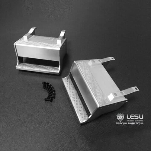 LESU Metal Tool Box 1pair for 1/14 Tamiya King Hauler RC Tractor Truck Car Model TH02296-SMT3