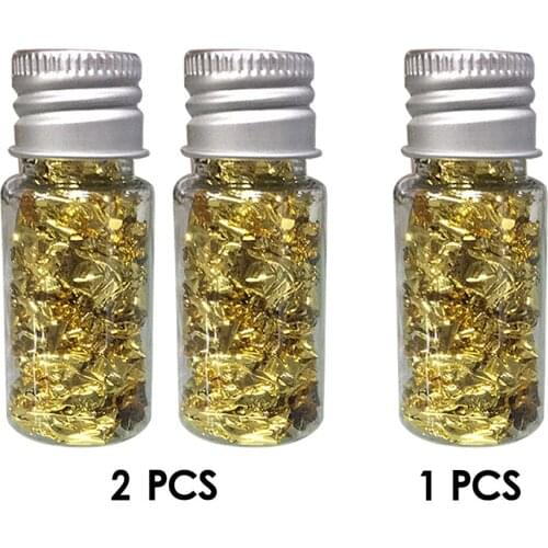 Gold Foil Leaf Flake Decorative DIY Crafts Arts Nails Gilding Baking Decor Nail Beauty Gold Gilding DIY Art Craft Gilding Flakes