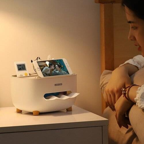 Multifunctional Home Tissue Box Desktop Kitchen Napkin Holder Household Living Room Dining Room Storage Container Tissue Holder