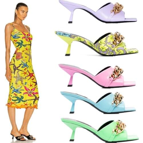 Fashion Womens Slippers, Comfortable Womens Sandals, Leather Handmade Womens Shoes, 6 Colors Optional, Large Size Optional