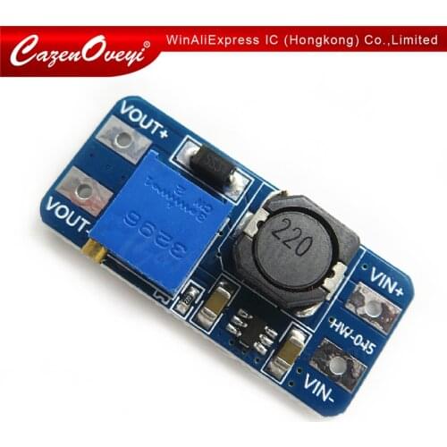 MT3608 DC-DC Step Up Converter Booster Power Supply Module Boost Step-up Board MAX output 28V 2A In Stock