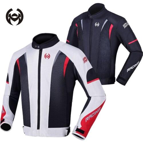 Mens Summer Motorcycle Jacket Breathable Mesh Motorcycle Equipment Body Armor Jacket Motocross Jacket With Waterproof Linner