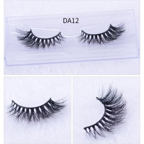 1 pair mink eyelash Eyelashes Full Strip False eye Lashes hand made extension long style makeup accessories