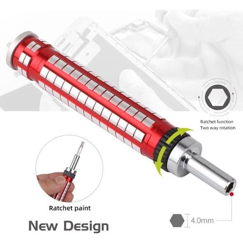 New Precision Screwdriver Handle Shaft Hex Holder Fits For 4mm Screwdriver Bits Electric Screwdrivers USB Rechargeable Handle