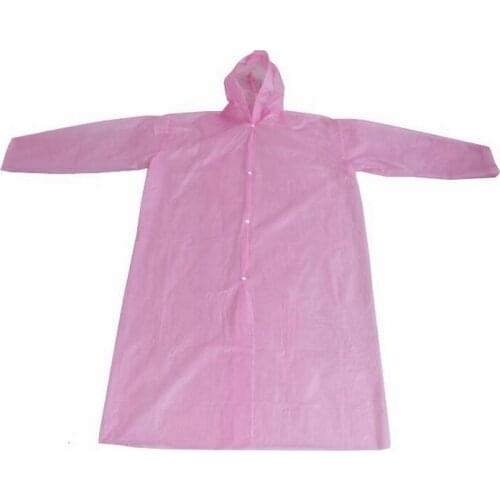 Adult Disposable Raincoat Outdoor Survival Raingear Camping Hiking Travel Rainwear