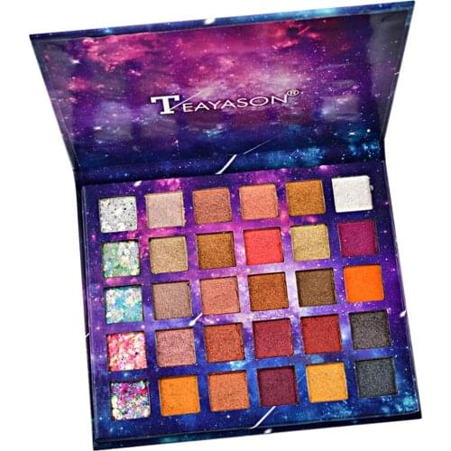 Pro Eyeshadow Palette - Matte Glitter 30 Colors - Highly Pigmented Makeup Eye Shadow Powder Long Lasting Waterproof