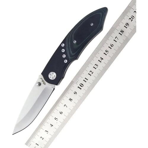 Tekut Tactical Folding Pocket Knife with G10 and Micarta Handle Outdoor Hunting Camping EDC Tools