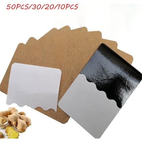 10Pcs Ginger Detox Patch Body Neck Knee Pad Pain Relief Swelling Chinese Ginger Adhesive Pads Ginger Detox Patch Foot Care
