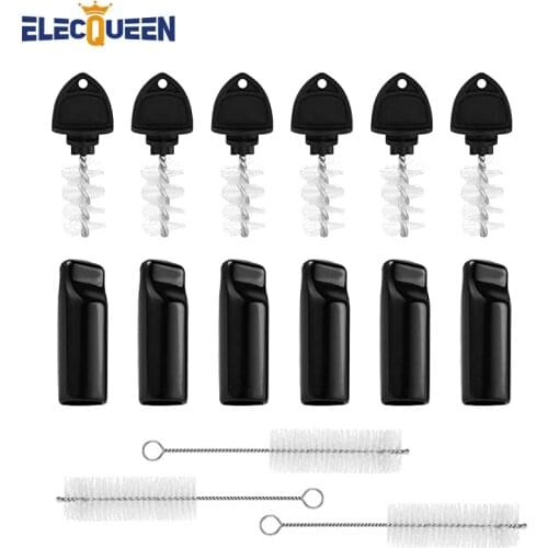 15 Pcs Beer Tap Cap Homebrew Draft Beer Faucet Cleaning Nylon Brush,Sanitary Soother Rubber Tap Cover Sanitary American Standard