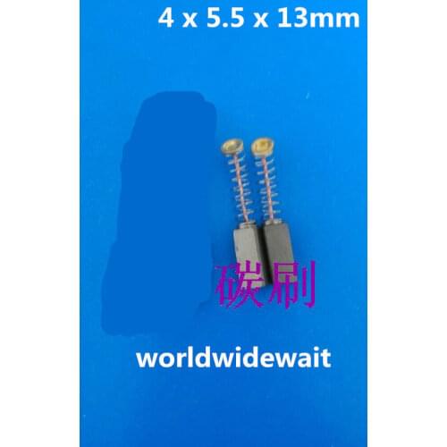2Pcs Electric Drill Motor Carbon Brushes 13mm x 4mm x 5.5mm 0.51"x0.15"x0.21"
