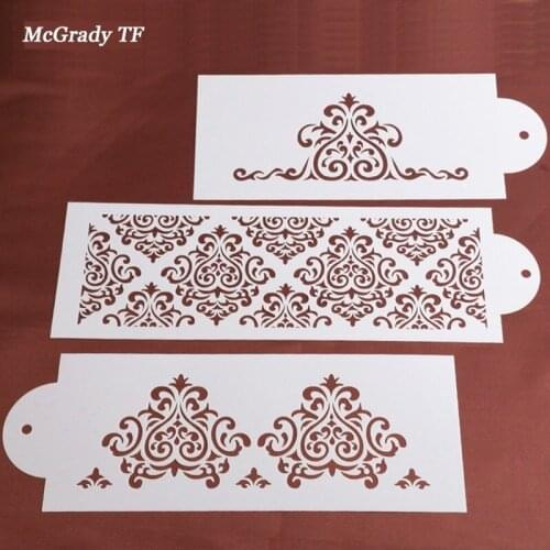 Cake Biscuit Stencil Bakery Tool Fondant Mold Crown King Princess Queen Bakeware Baking Fondant Cake Stencil Template Mold