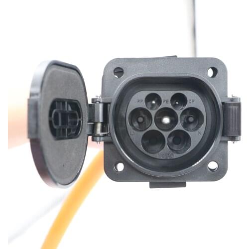 32A Three Phase IEC 62196-2 EV Charger Socket Outlet with Connect Cable