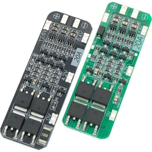 3S 20A Li-ion Lithium Battery 18650 Charger PCB BMS Protection Board 12.6V Cell 59x20x3.4mm Module For Arduino