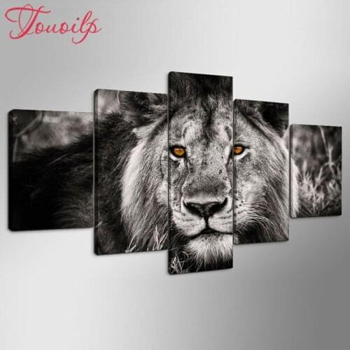 5D Diy spuare&round Animal Lions 5d diamond painting crystal 5d diy diamond embroidery diy crystal painting cross stitchsets