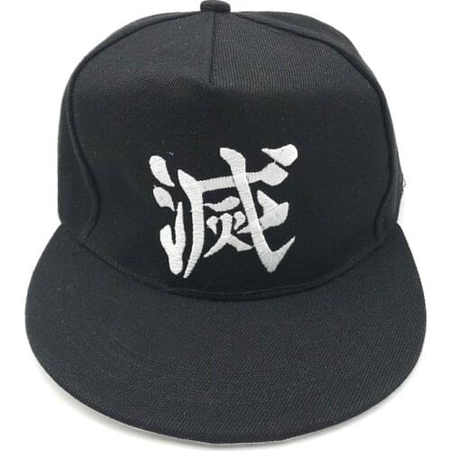 Anime Demon Slayer: Kimetsu no Yaiba Kamado Tanjirou Cap Cosplay Casual Hip Hop Sun Shine Baseball Hat printing Caps Costume