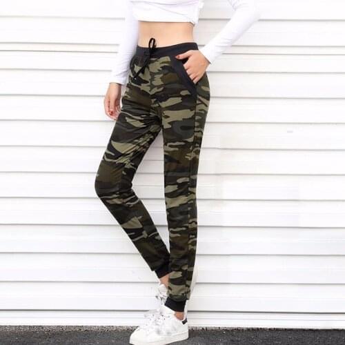AOSHENG Women's Camouflage Pants