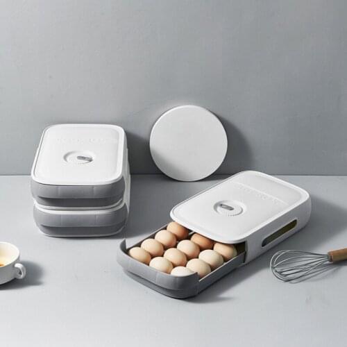 Household Egg Storage Box Refrigerator Drawer Storage Box Box Kitchen Food Preservation Container Kitchen Accessories AndGadgets