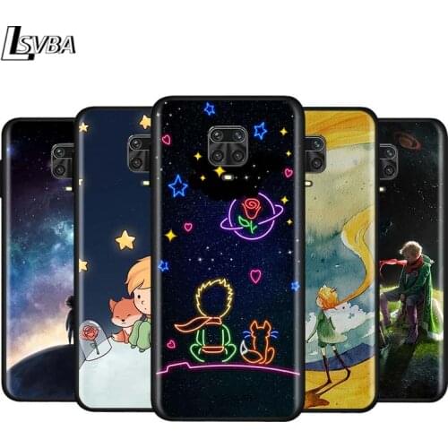 Cute little prince for Xiaomi Redmi Note 9 9T 9S 9Pro Max 8T 8Pro 8 7 6 5 Pro 5A 4X 4 Silicone Black Phone Case