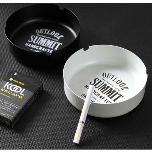 OTHERHOUSE Home Iron Ashtray Living Room Tea Table Creative Office Home Style European Ashtray Ash Tray Cigar Cigarette Ashtray