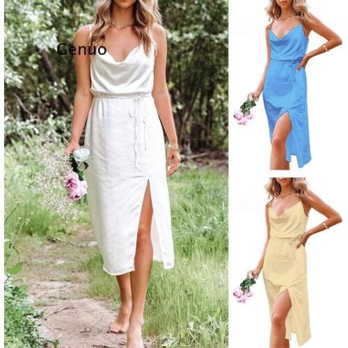 Простые летние платья Genuo China At AliExpress