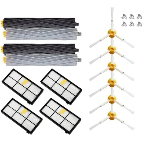 20PCS Hepa Filters & Brushes Kit for IRobot Roomba 800 900 Series 860 870 880 890 960 980 990 Robot Vacuum Cleaner Parts
