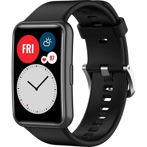 Quality Silicone Replacement Wrist Watch Band Strap For huawei watch Fit (TIA-B09/TIA-B19) Watch For huawei fit